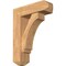 Ekena Millwork Imperial Craftsman Smooth Bracket w/ Offset Brace, Western Red Cedar, 7 1/2"W x 24"D x 32"H BKT0806X24X32IMP04SWR - alternate 1